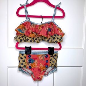 Matilda Jane 2 piece swim suit (girls 6/8)